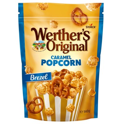 Werther's Original Caramel Popcorn Brezeln 140g