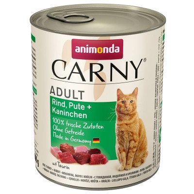 Animonda Carny Adult Rind & Pute & Kaninchen 6x800g