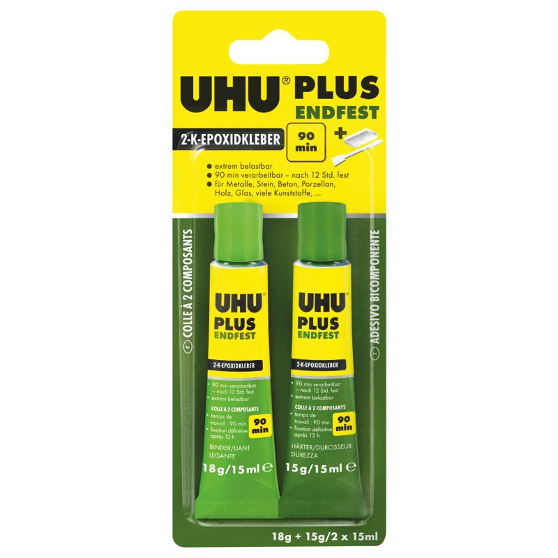 UHU 2-Komponenten-Klebstoff plus endfest 33g