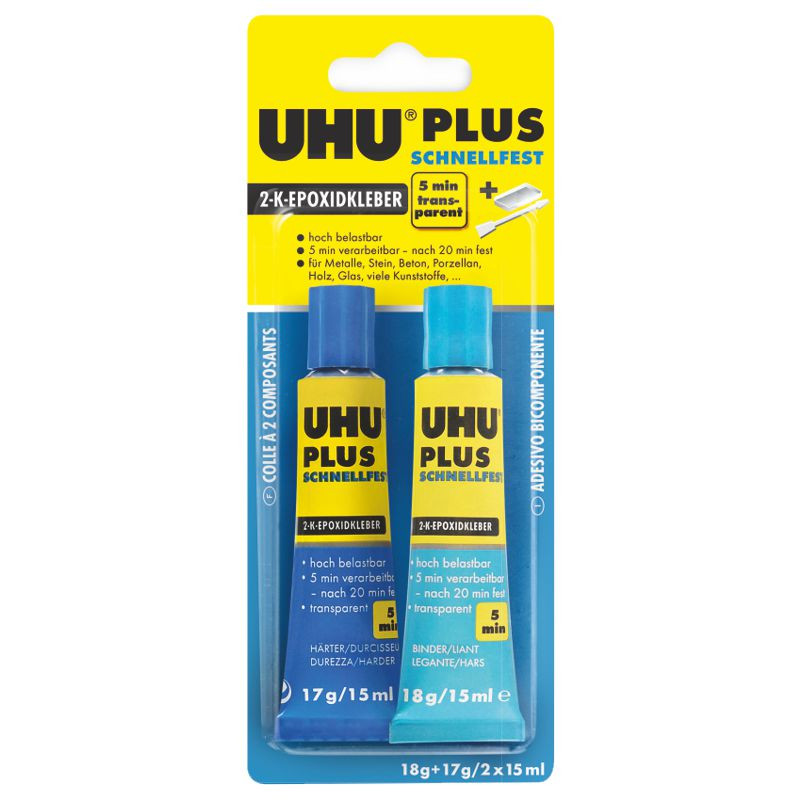 UHU 2-Komponenten-Klebstoff PLUS schnellfest 35g