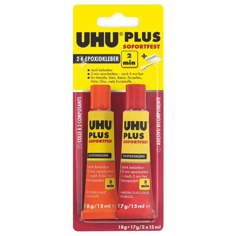 UHU 2-Komponenten-Klebstoff PLUS SOFORTFEST 35g