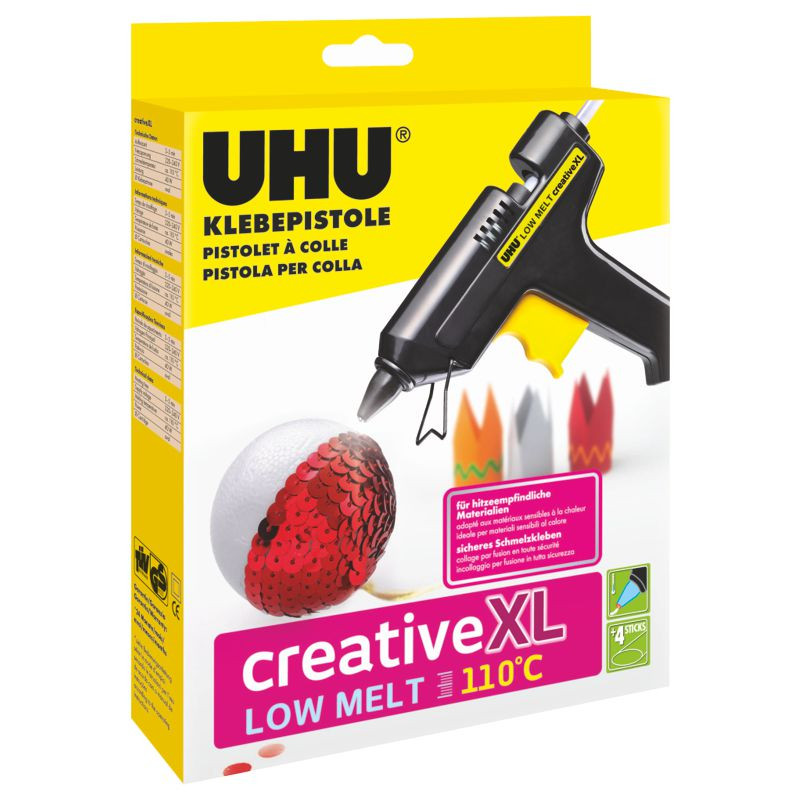 UHU Niedrigtemperatur-Klebepistole Low Melt Creative XL