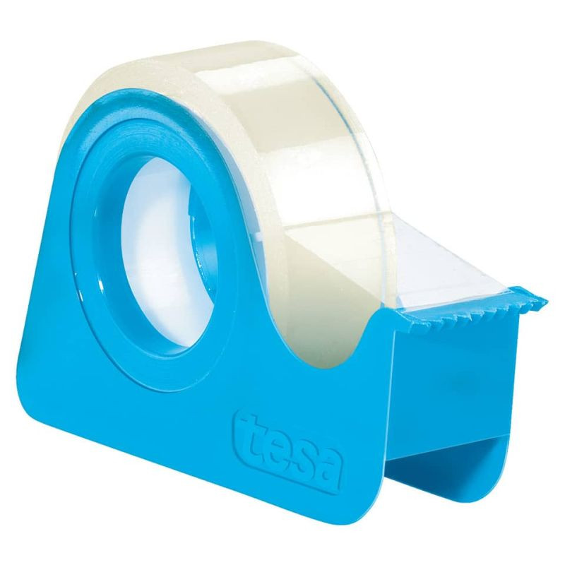 Preview: TESA Handabroller + 5 Rollen transparent 15mm x 10m