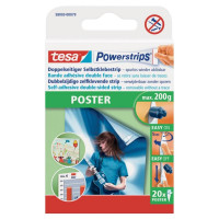 TESA Powerstrips 20 Stück weiß Poster 200g