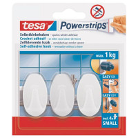 TESA Powerstrips 3 Haken oval weiß small 1kg