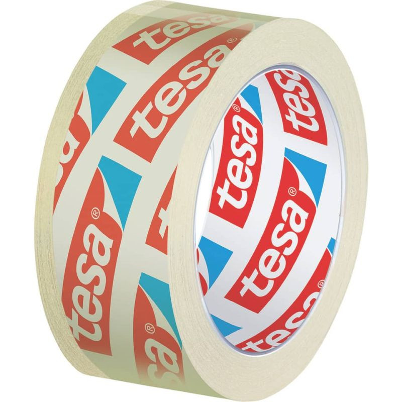 Preview: TESA Tischabroller + 8 Rollen transparent schwarz/weiß 19mm x 33m