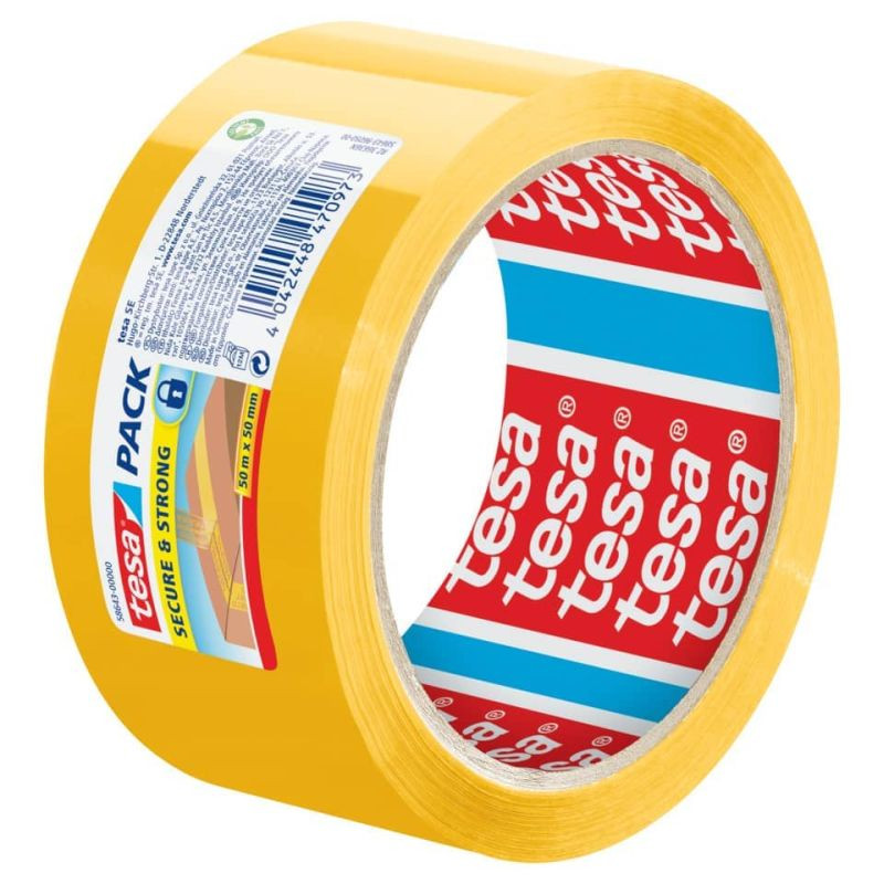 Preview: TESA Versiegelklebeband gelb 5cm x 50m