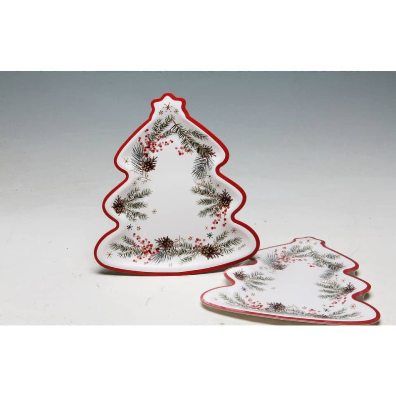 Weihnachten Teller Baum Pappe 21cm