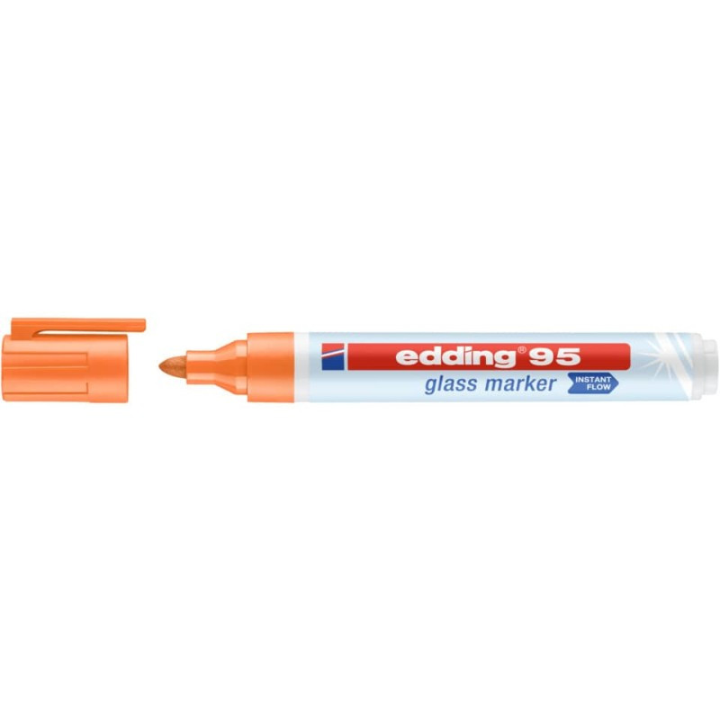 Preview: Edding 95 Glasmarker 1,5-3mm orange