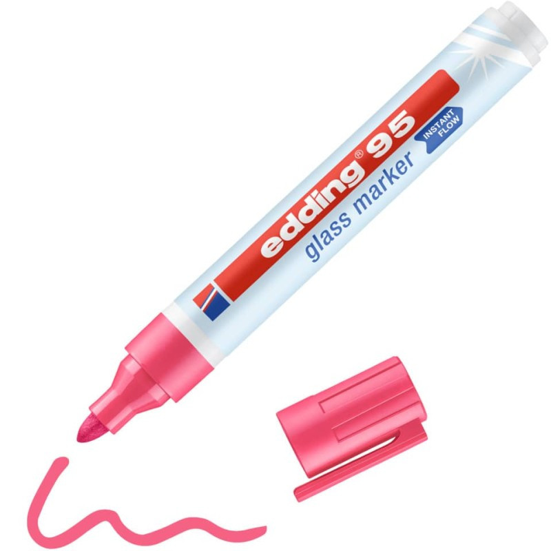 Preview: Edding 95 Glasmarker 1,5-3mm pink