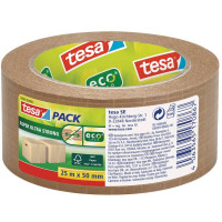 TESA Papierverpackungsband 50mm x 25m ECO ultra strong braun