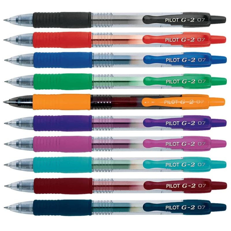 Preview: PILOT Gelschreiber G-2 07 schwarz