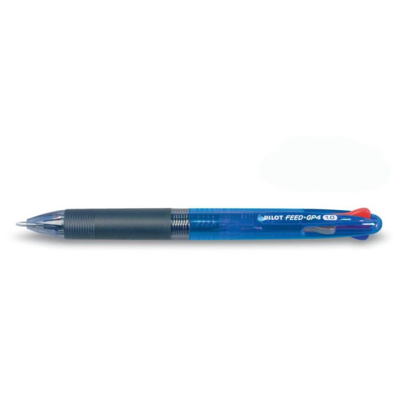PILOT Vierfarbkugelschreiber transparent blau