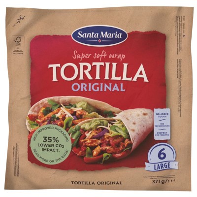 Santa Maria Wrap Tortilla Original 371g