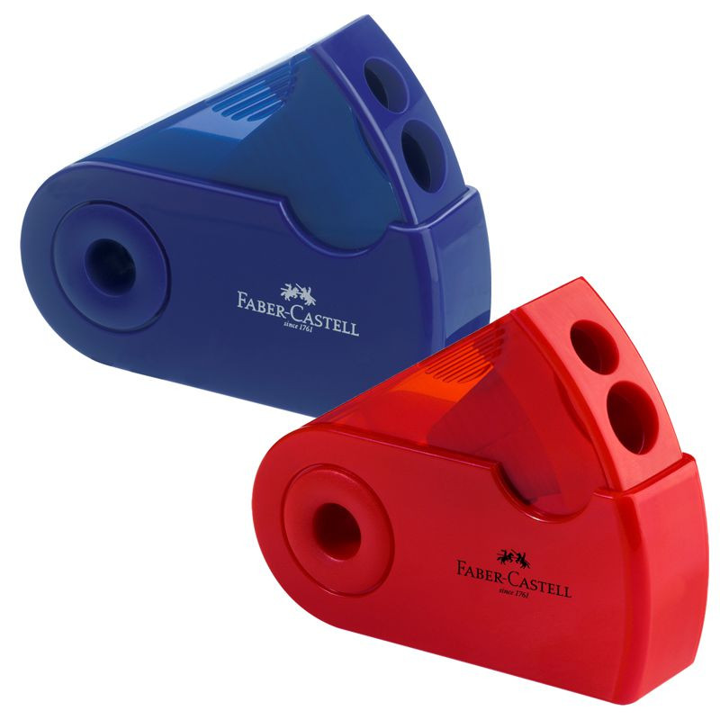 Faber-Castell Doppelspitzer Sleeve rot blau