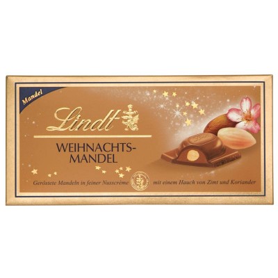 Lindt Weihnachts-Chocolade Tafel Mandel 100g