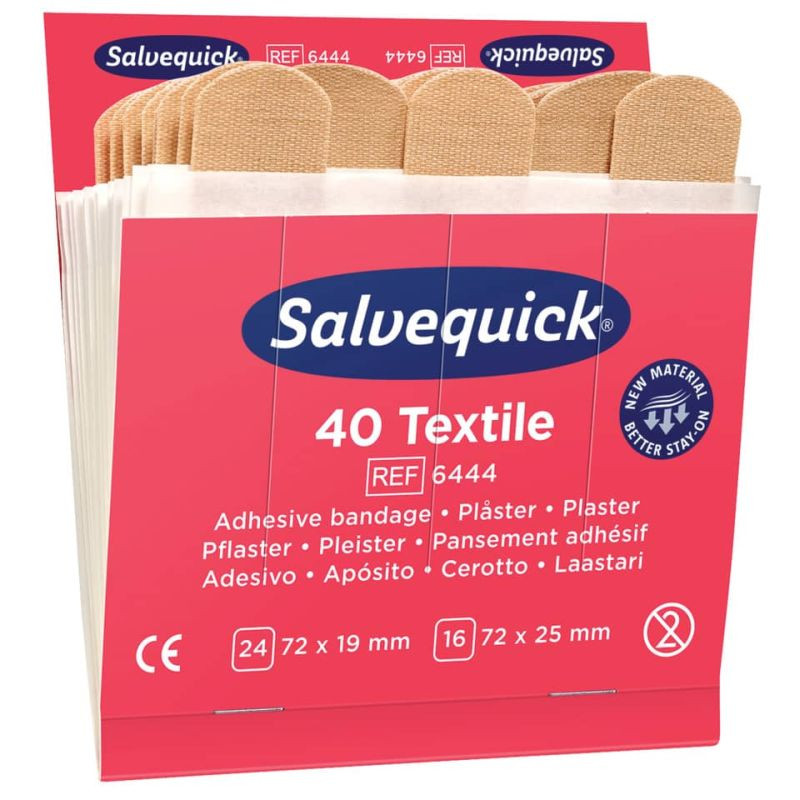 Salvequick Textilpflaster 6 Nachfüllung je 40 Stück
