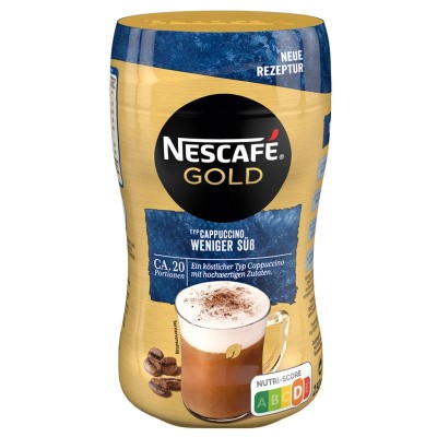 Nescafé Gold Cappuccino weniger süß 250g