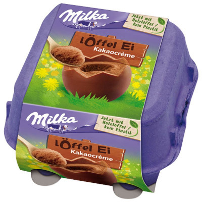 Milka Löffel Ei Kakaocreme 4er 136 g