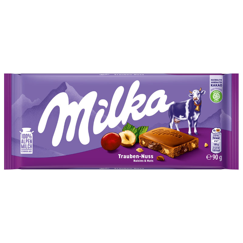 Milka Schokolade Traube-Nuss 90 g