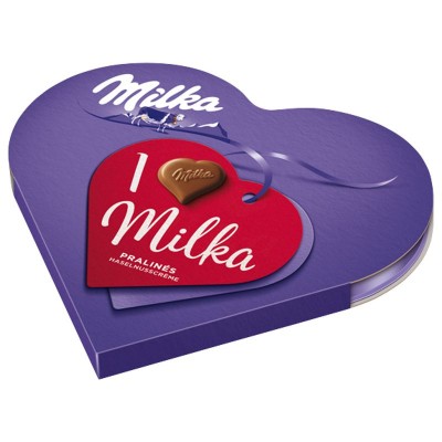 I love Milka Miniherz Haselnusscrème 44g