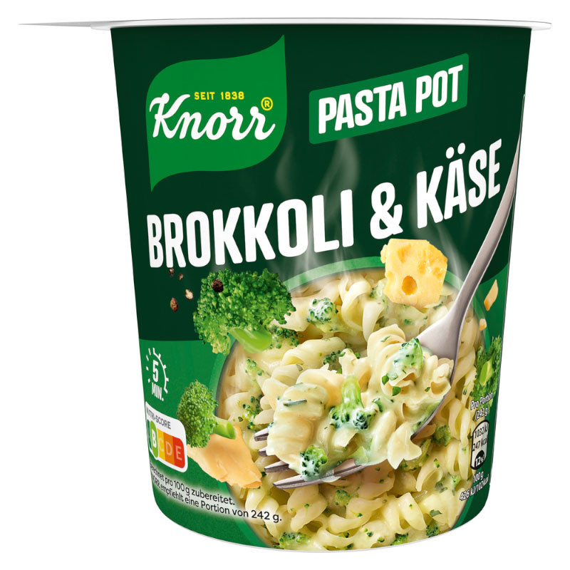 Knorr Pasta Snack Pot Brokkoli & Käse 1 Portion