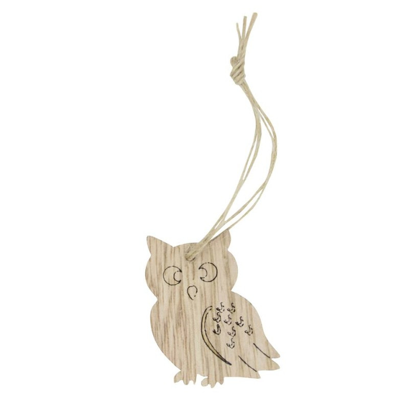 Weihnachten Baumbehang Anhänger Eule Holz 5x4cm