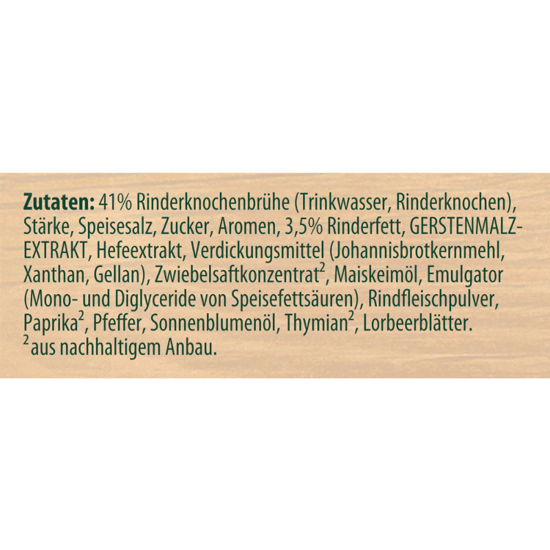 Knorr Sauce Pur Sauce zu Braten 12 Portionen – Kräftig und aromatisch