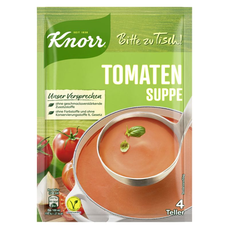 Knorr Bitte zu Tisch! Tomaten Suppe 4 Teller