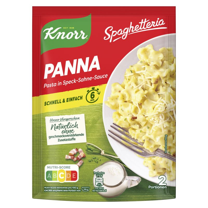 Knorr Spaghetteria Alla Panna Nudel-Fertiggericht 136g