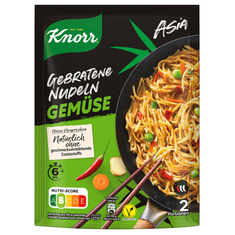 Knorr Asia Gebratene Nudeln Gemüse 125 g