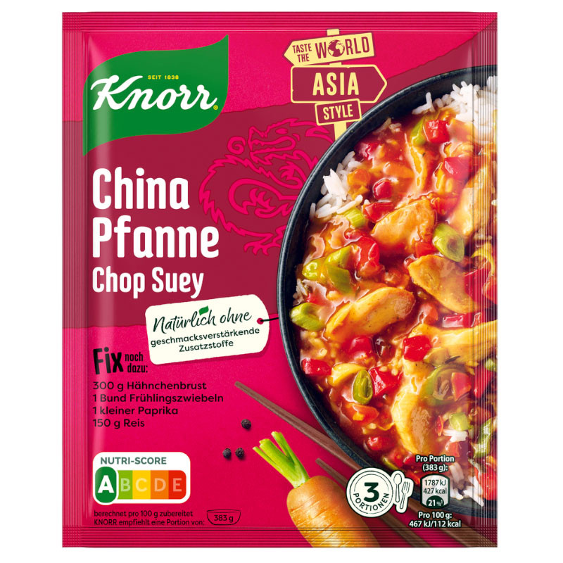 Knorr Basis China Pfanne Chop Suey 3 Portionen