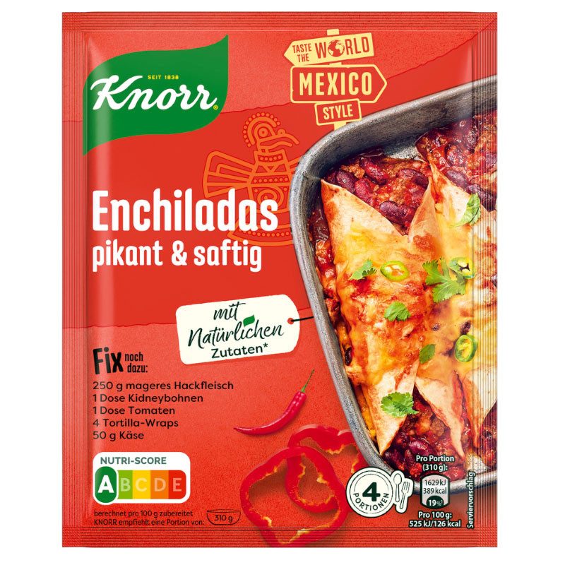 Knorr Basis Enchiladas 4 Portionen