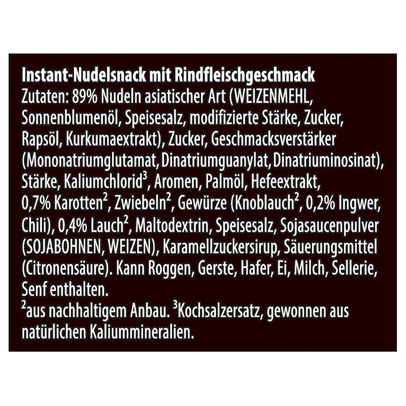 Preview: Knorr Asia Noodles Rind 70 g – Herzhaft und schnell!