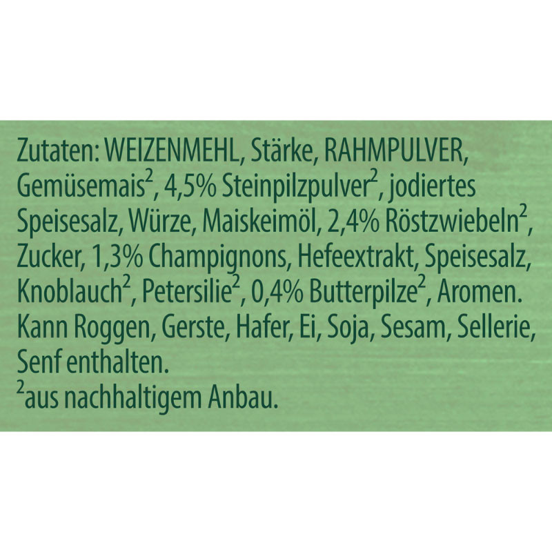 Preview: Knorr Kaiser Teller Steinpilzcreme Suppe 2 Teller – Aromatisch und vollmundig