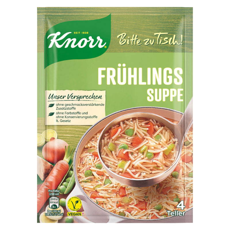 Knorr Bitte zu Tisch! Frühlings Suppe 4 Teller