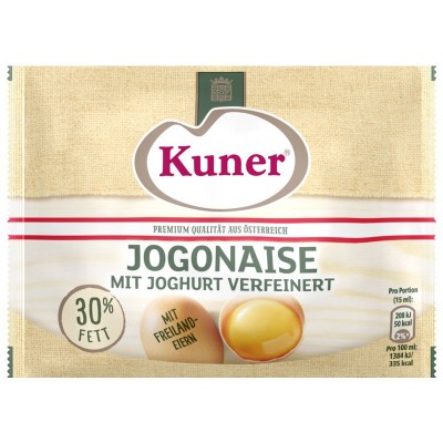 Kuner Jogonaise 30% Fett Beutel 100ml