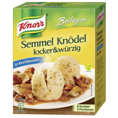 Knorr Semmelknödel locker& würzig im Kochbeuteln