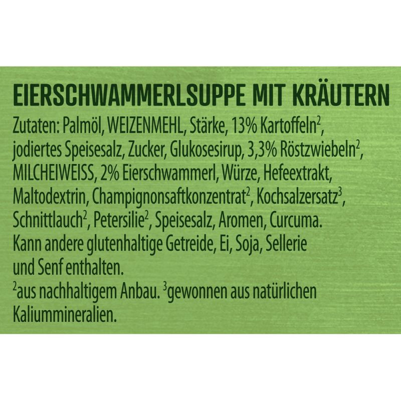 Knorr Kaiser Teller Eierschwammerl Suppe 3 Teller – Aromatisch und vollmundig