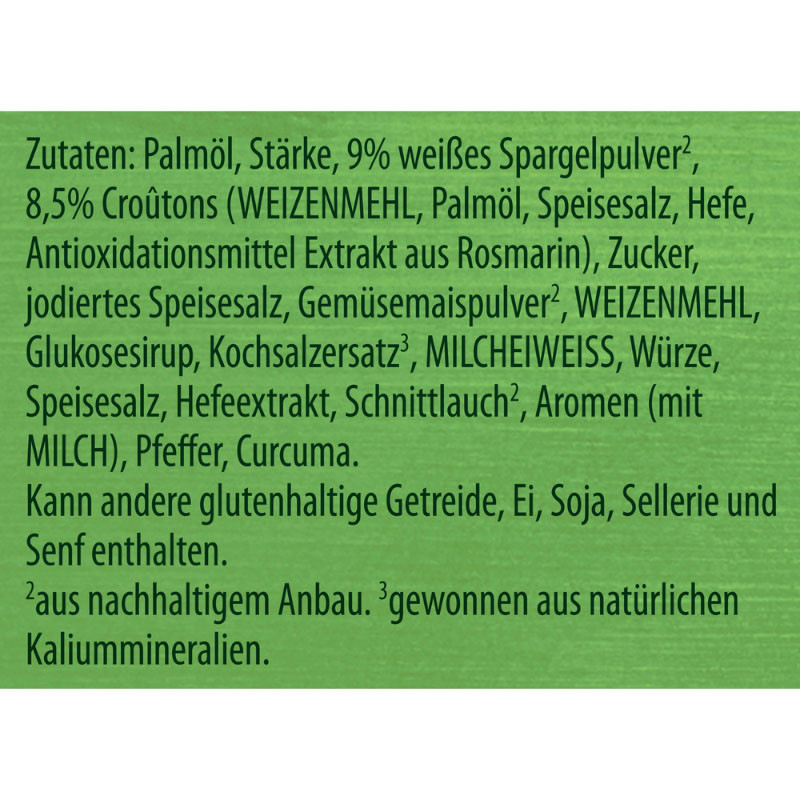 Preview: Knorr Die Schnelle Feine Spargelcreme Suppe 2 Teller – Cremig, zart und schnell!