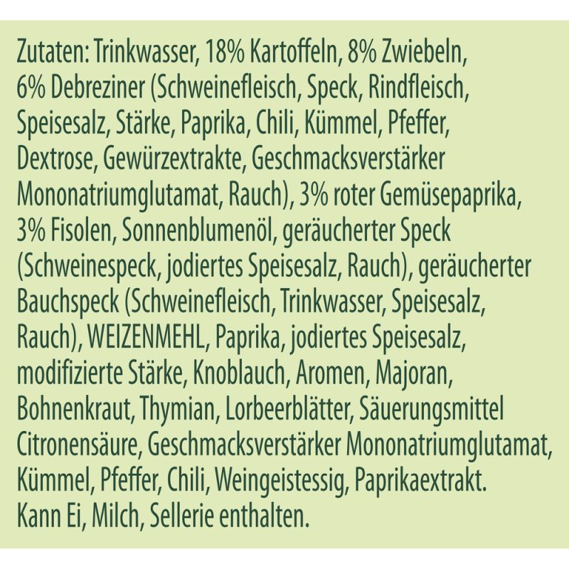 Knorr Meisterkessel Debreziner Würstel Suppe 2 Teller – Herzhaft und würzig