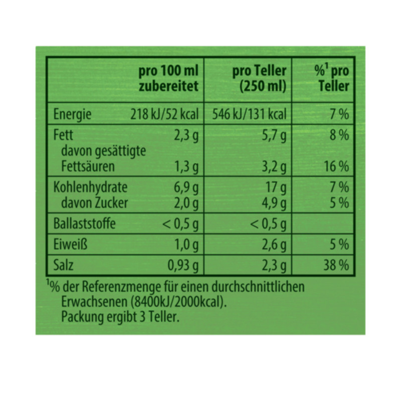 Knorr Kaiser Teller Knoblauchcreme Suppe 3 Teller – Intensiv und cremig