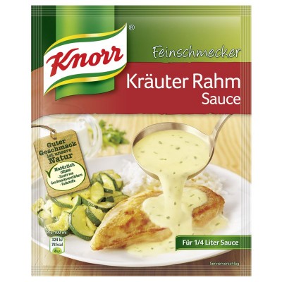 Knorr Feinschmecker Kräuter-Rahmsauce