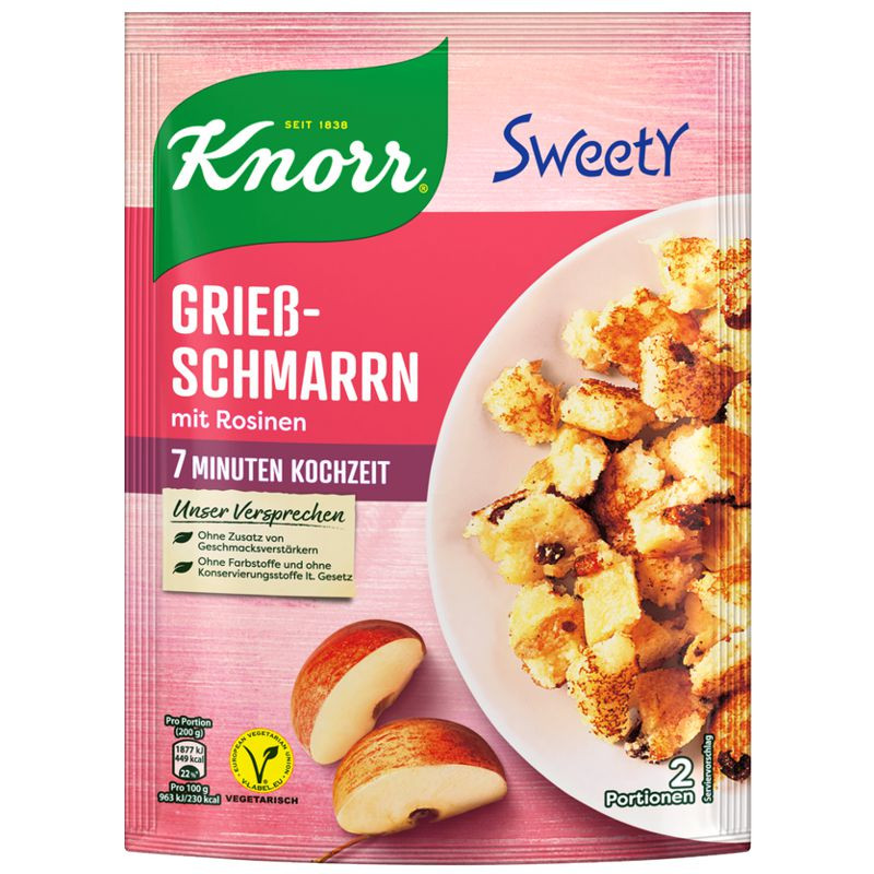 Knorr Sweety Grießschmarrn 2 Portionen