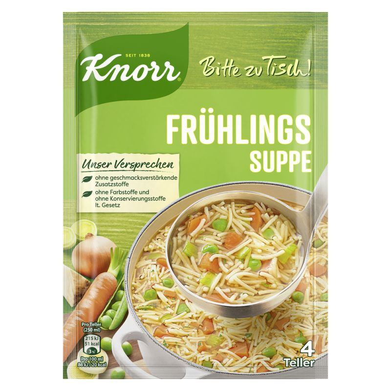 Knorr Bitte zu Tisch! Frühlings Suppe 4 Teller