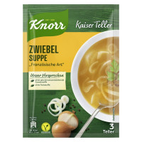 Knorr Kaiser Teller Zwiebel Suppe 3 Teller
