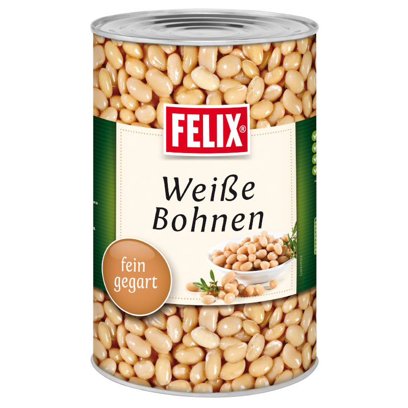 Felix Weiße Bohnen 2550 g – Fein gegart und vielseitig einsetzbar