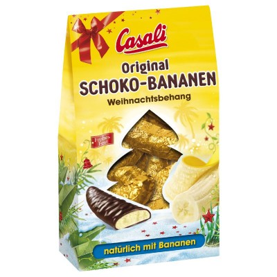 Casali Original Schoko-Bananen Weihnachtsbehang 190g