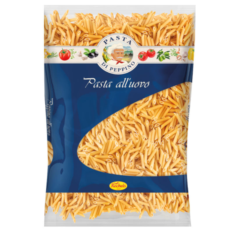 Pasta di Peppino all'uovo Penne 5 kg – Hochwertige Eier-Penne für vielseitige Pastagerichte