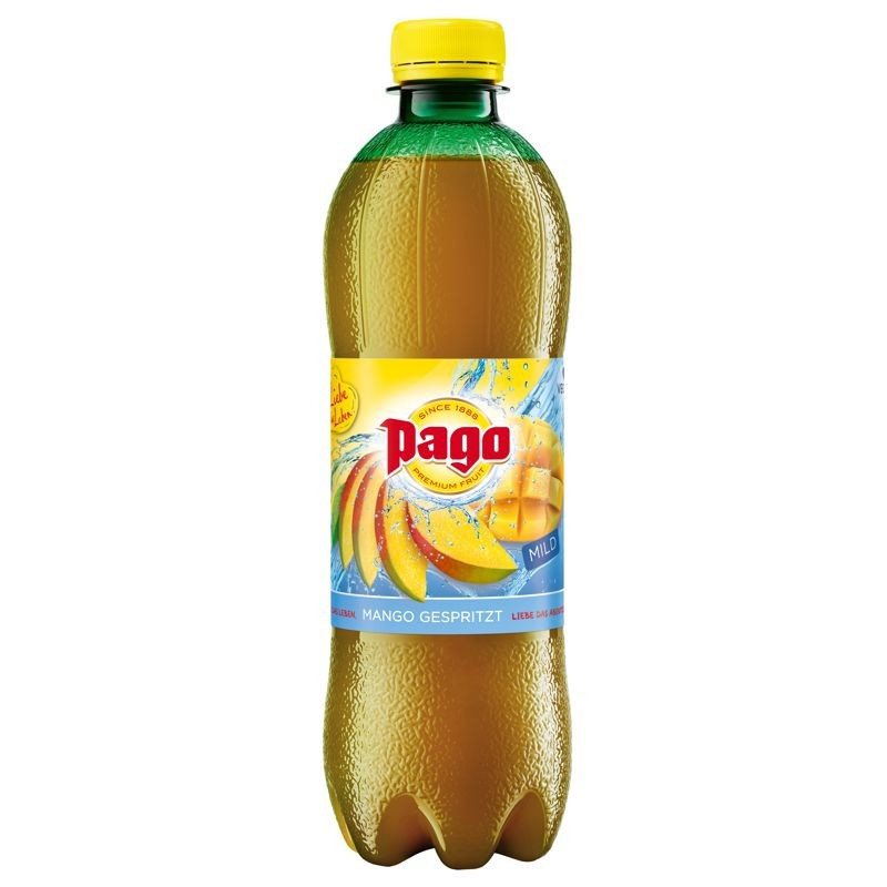 Pago Mangogespritzt Pet 500ml